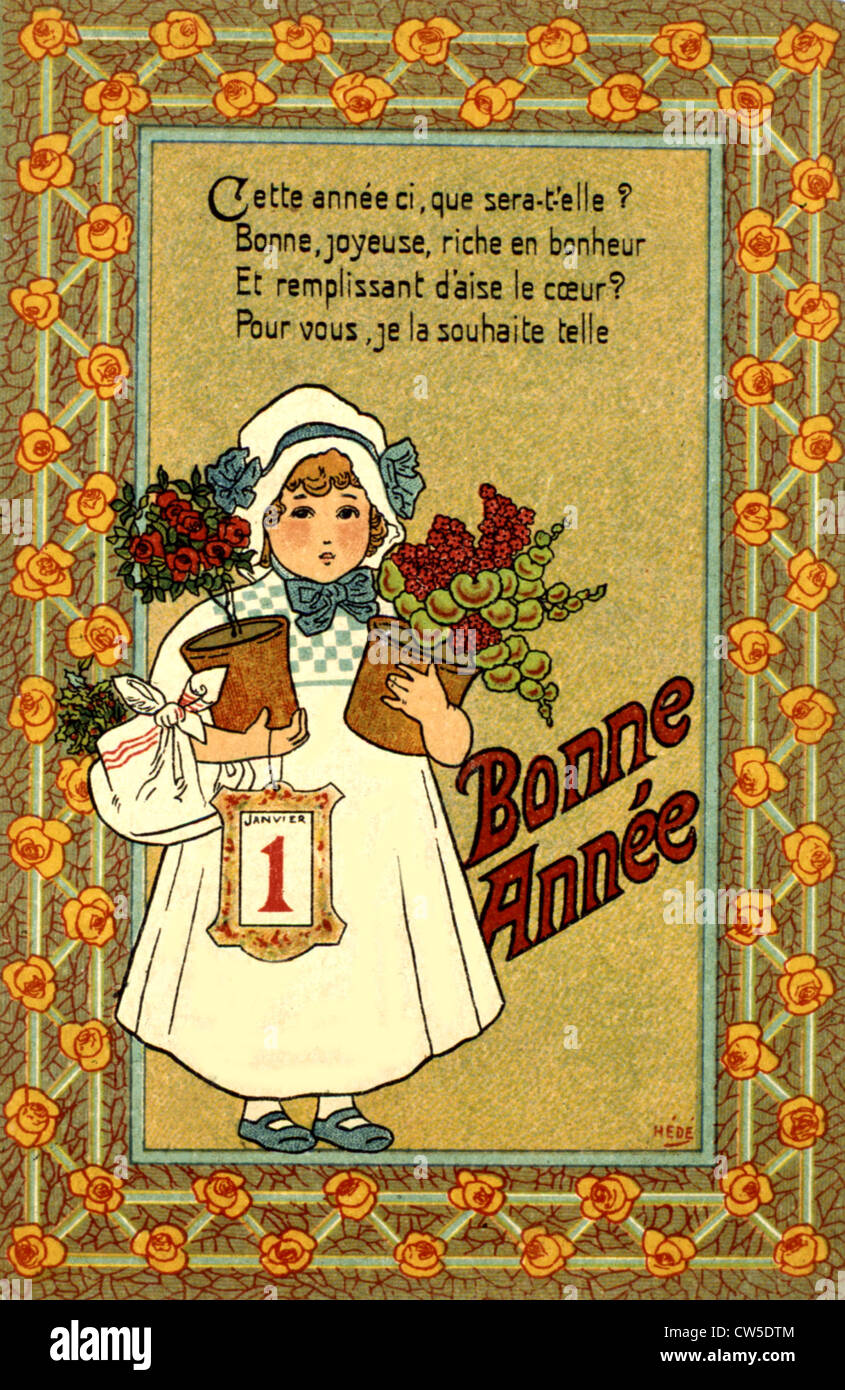 Carte de vœux Banque D'Images