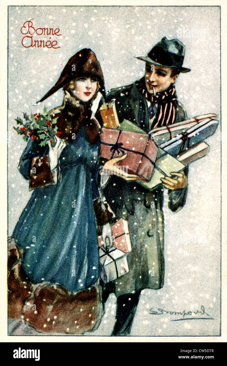 Carte de vœux Banque D'Images