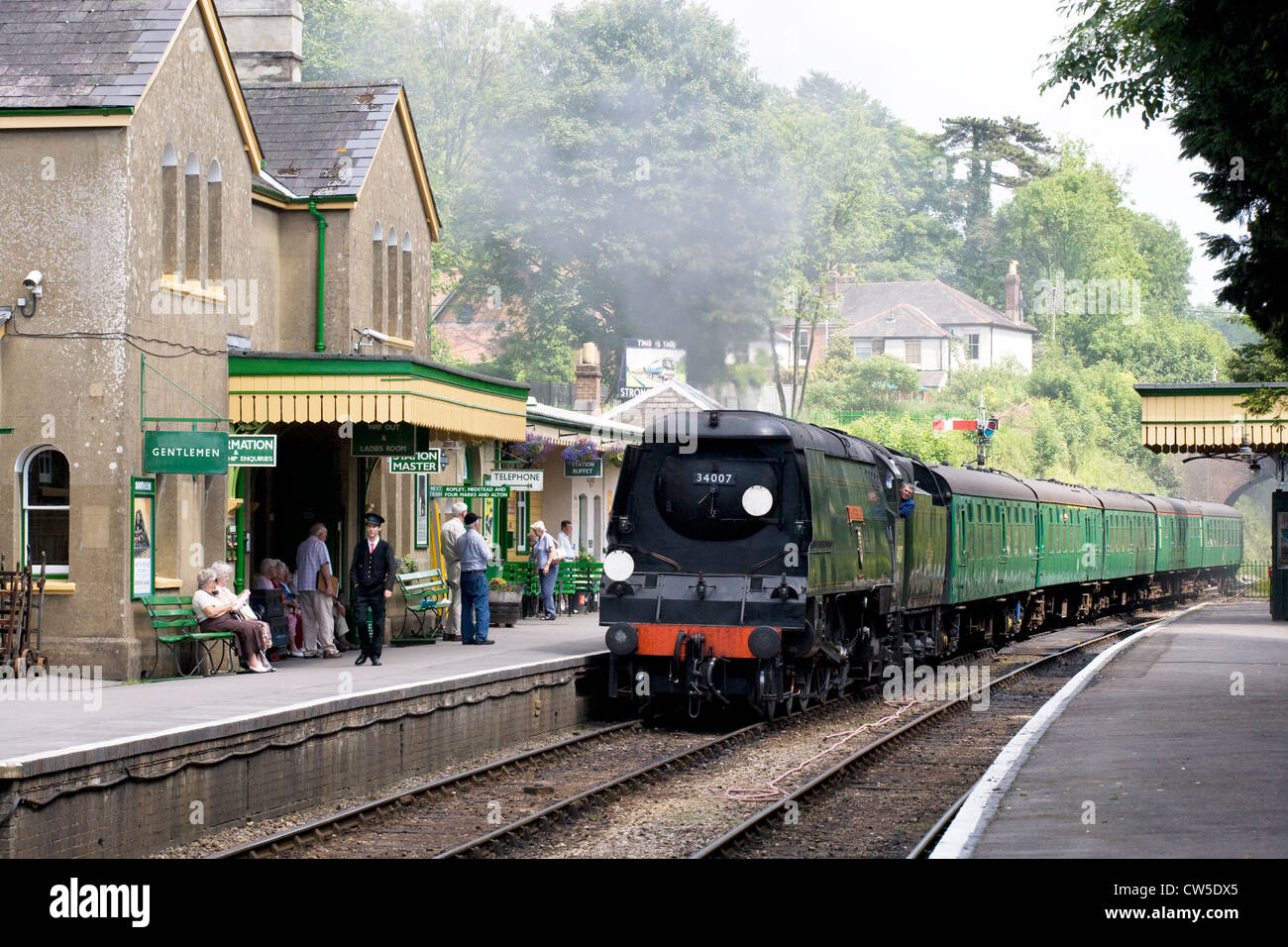 Milieu Hants Railway / Ligne de cresson Banque D'Images