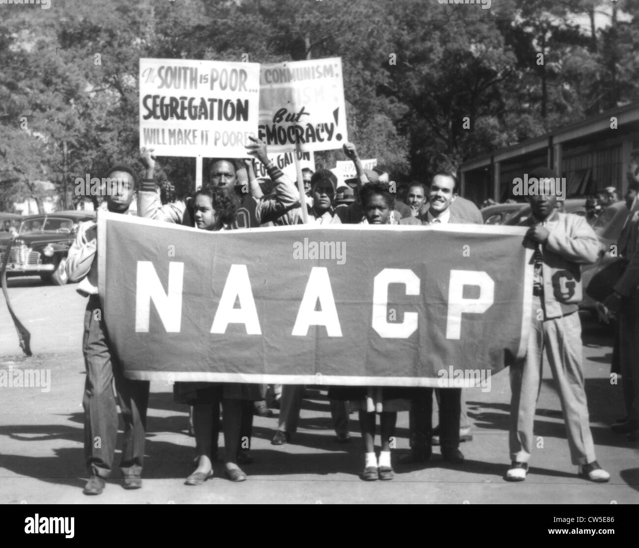 N.A.A.C.P. Démonstration (National Association for the Advancement of Colored People) Banque D'Images