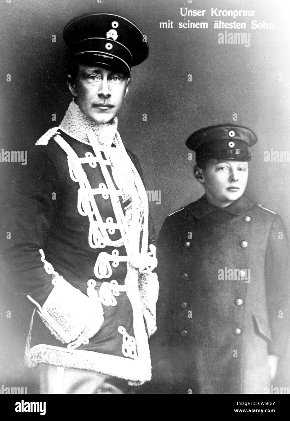 Portrait du Prince et son fils Banque D'Images