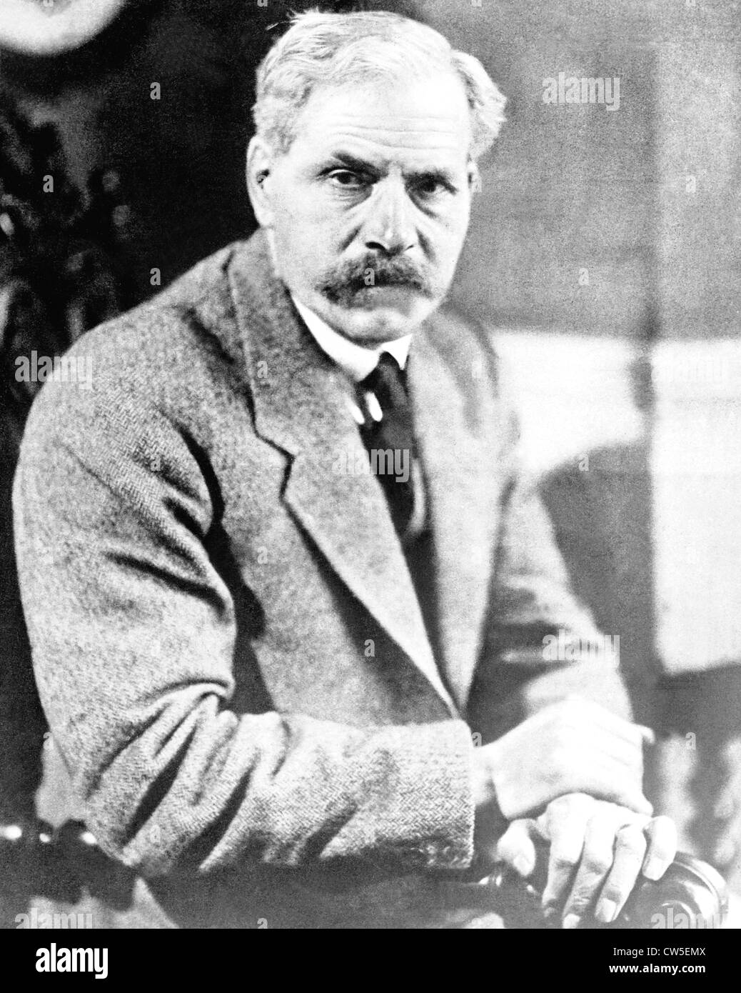 1924, Portrait de politicien britannique Ramsay MacDonald (1866-1937) Banque D'Images