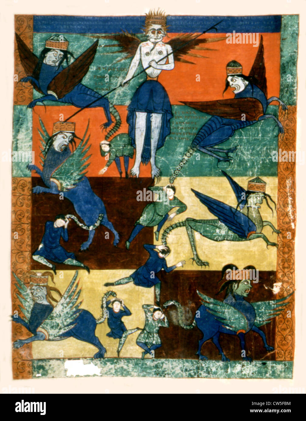 Commentaire sur l'apocalypse des beatus de liebana Banque de