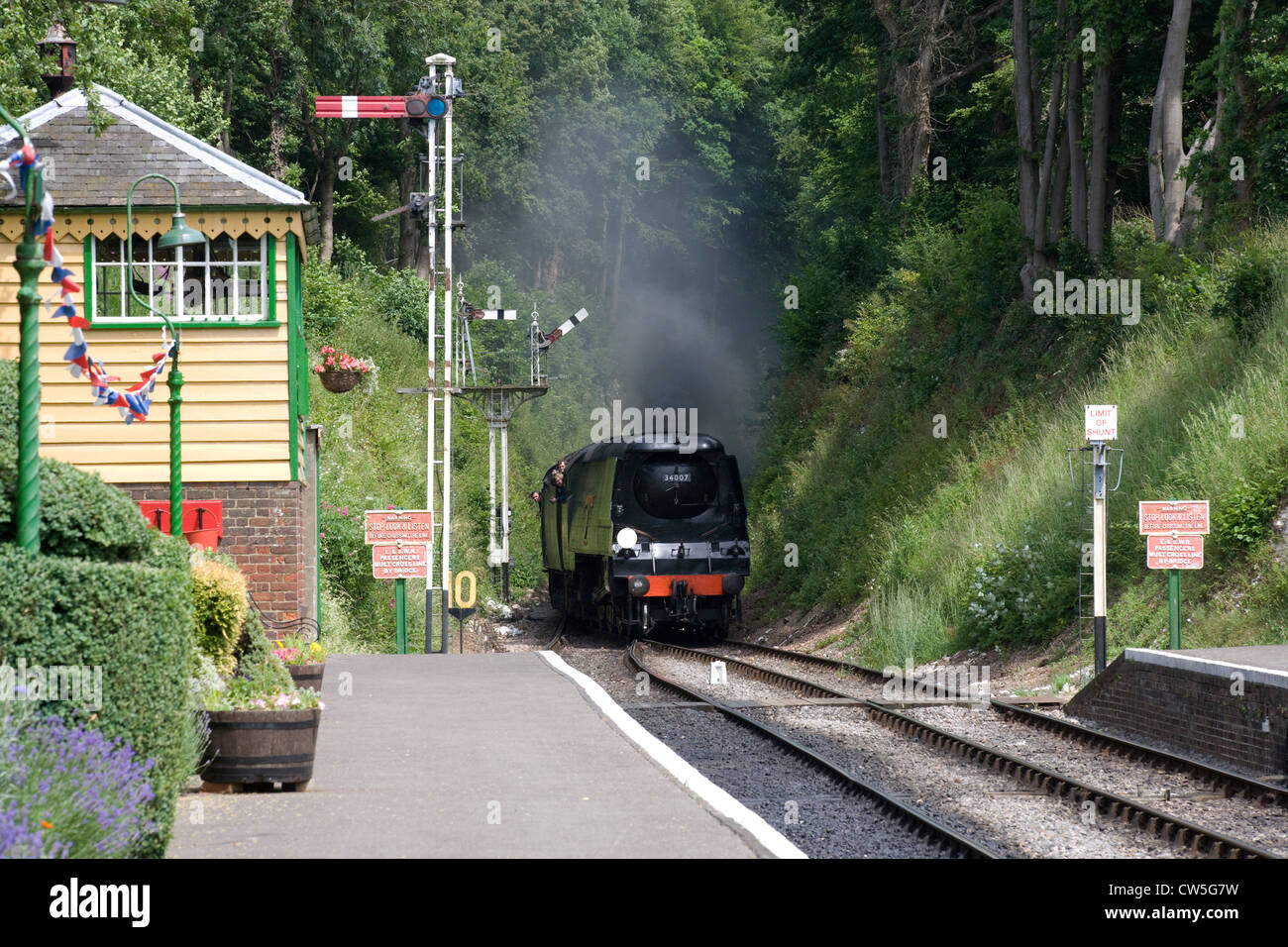 East Hants Railway / Ligne de cresson Banque D'Images