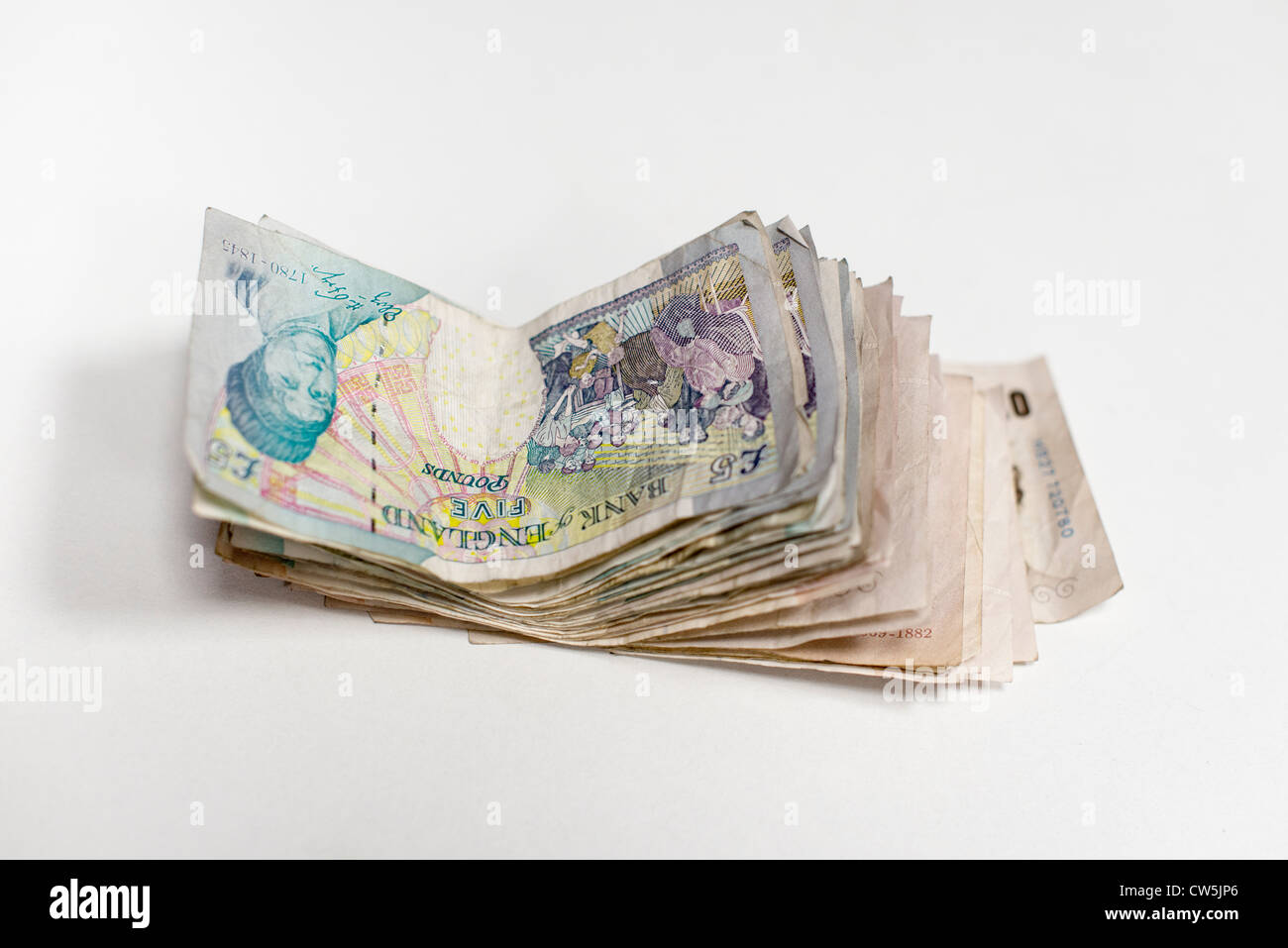 UK Pound sterling paiement Banque D'Images