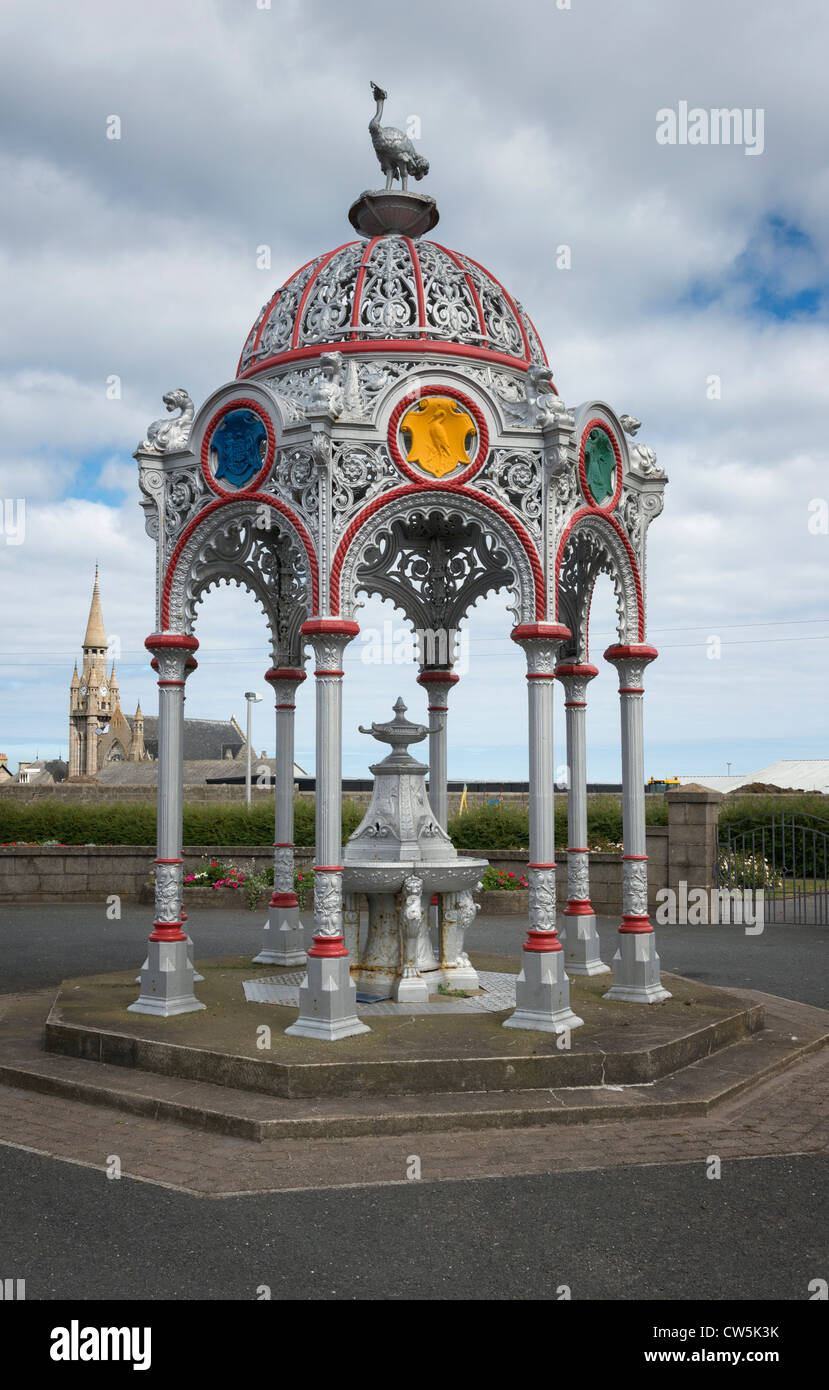 Saltoun fontaine Place Fraserburgh Banque D'Images
