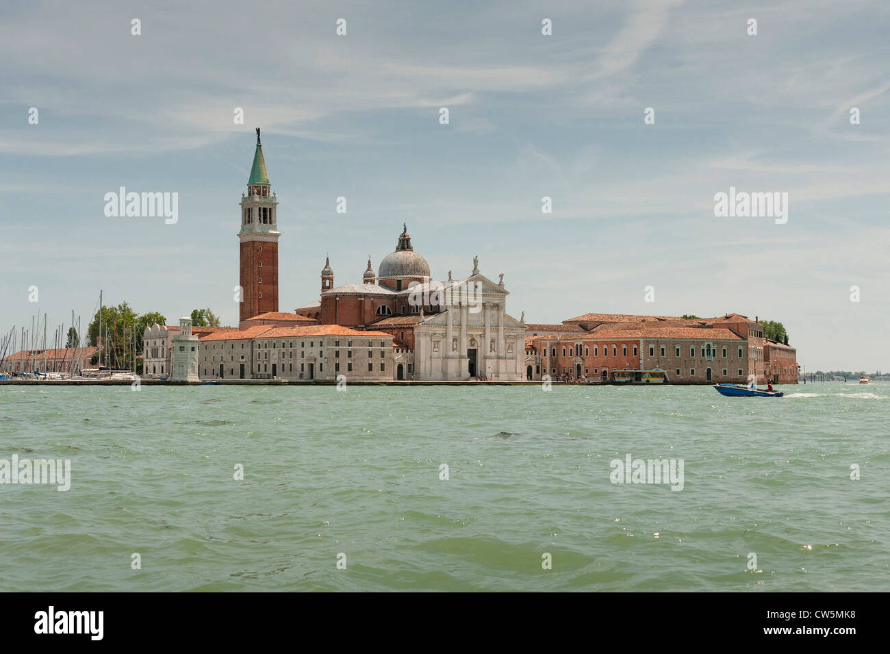 San Giorgio Maggiore dans la lagune de Venise Banque D'Images