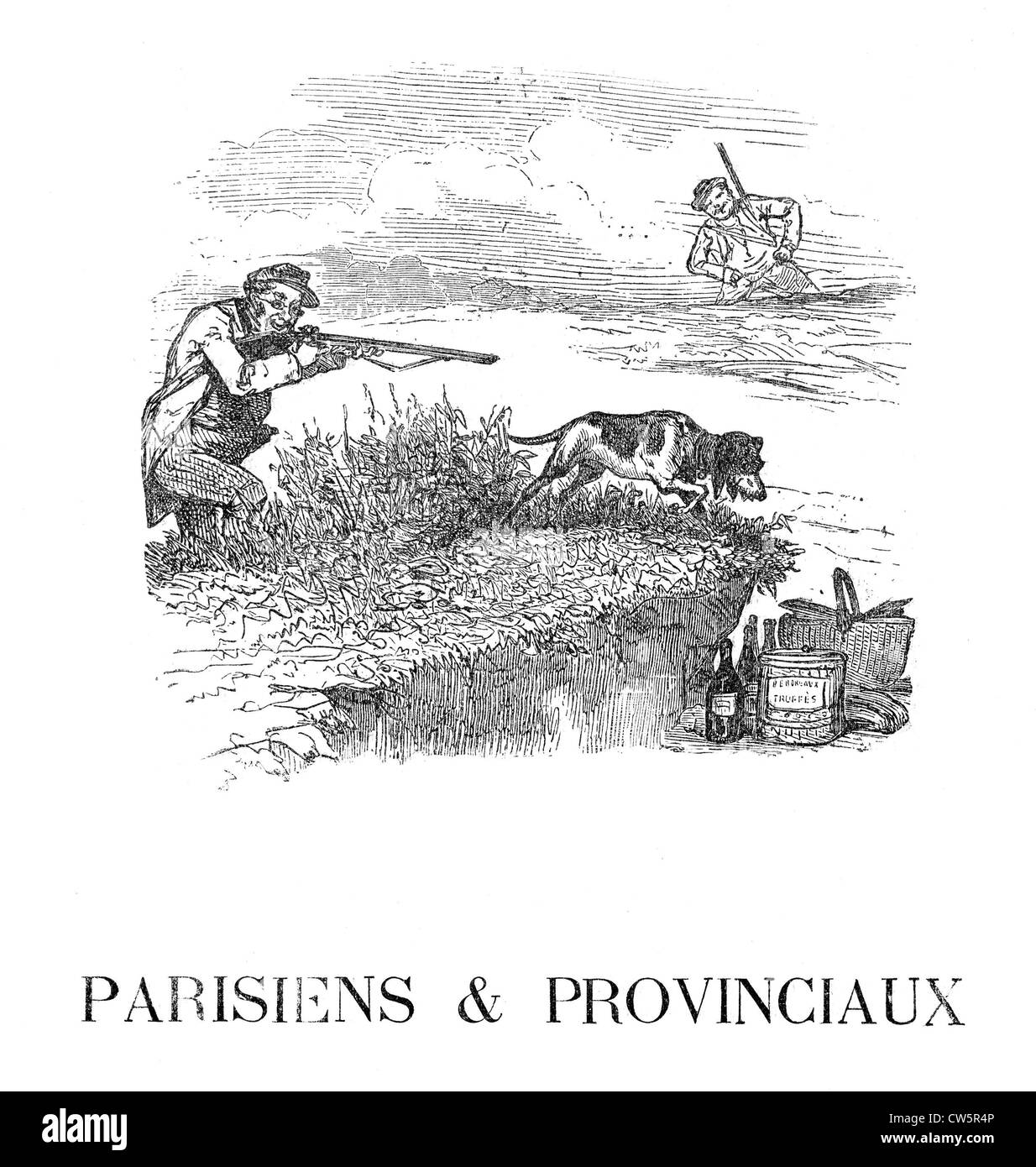 Dumas, 'parisiens et provinciaux' Banque D'Images