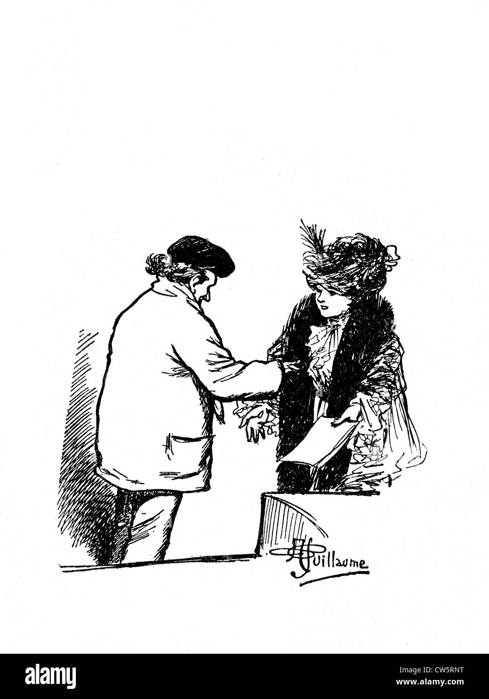 Retour de Colette's book : 'L'Envers du music-hall" Banque D'Images