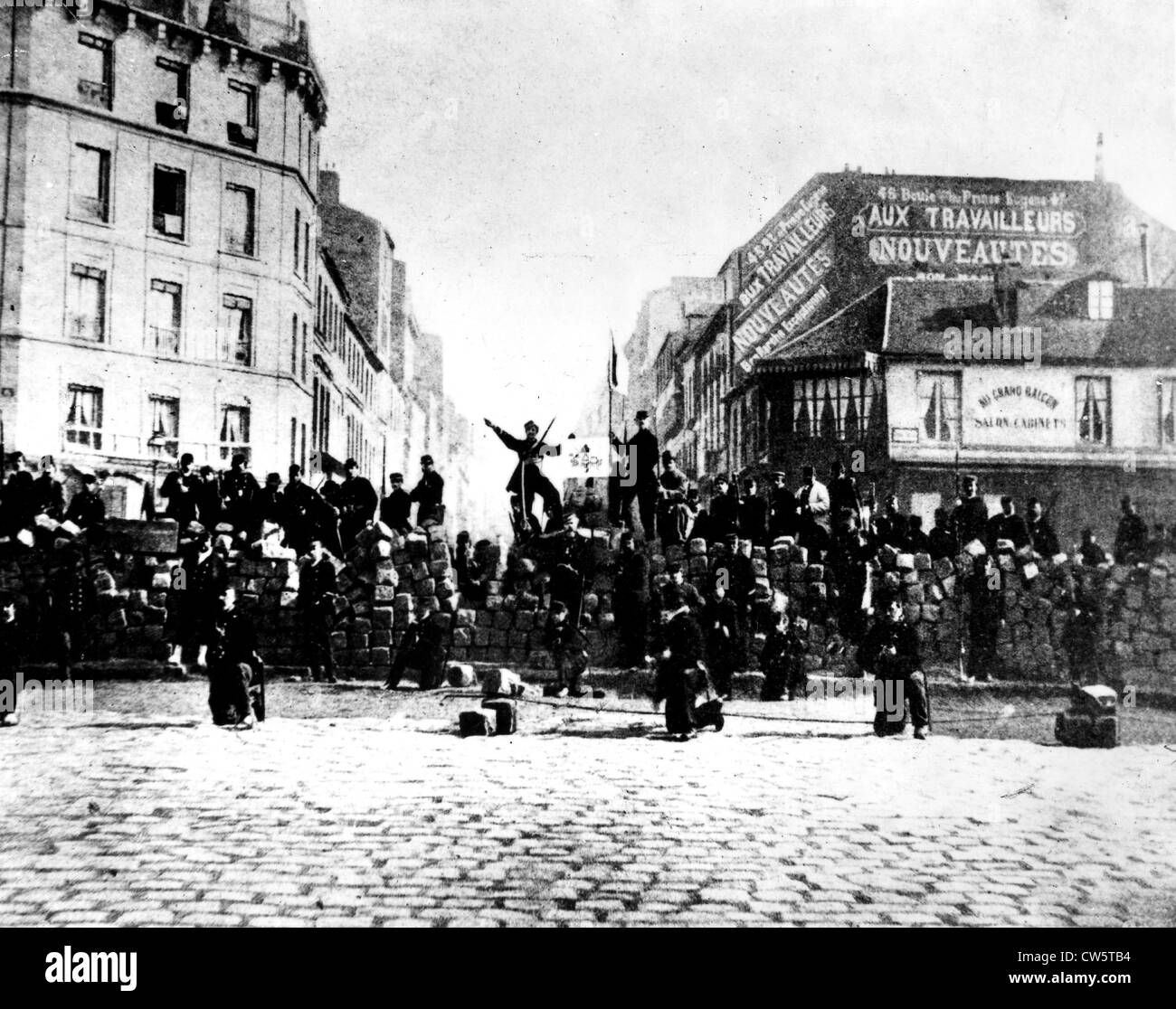 Paris. La semaine sanglant : 21-28 mai, 1871 Banque D'Images