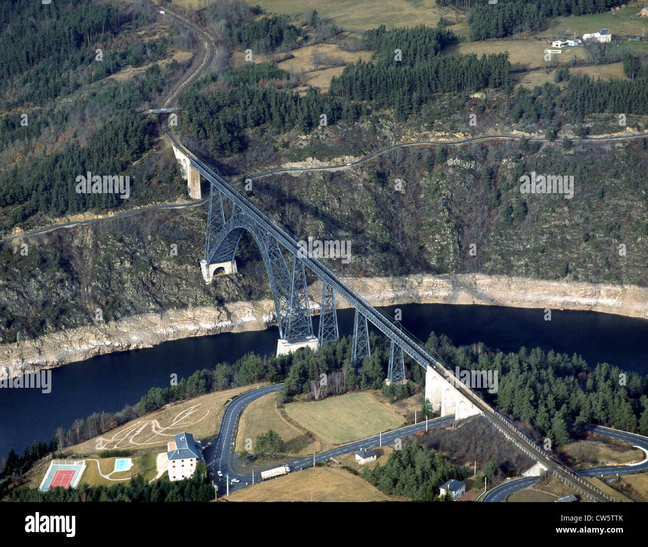 Le Viaduc de Garabit Banque D'Images