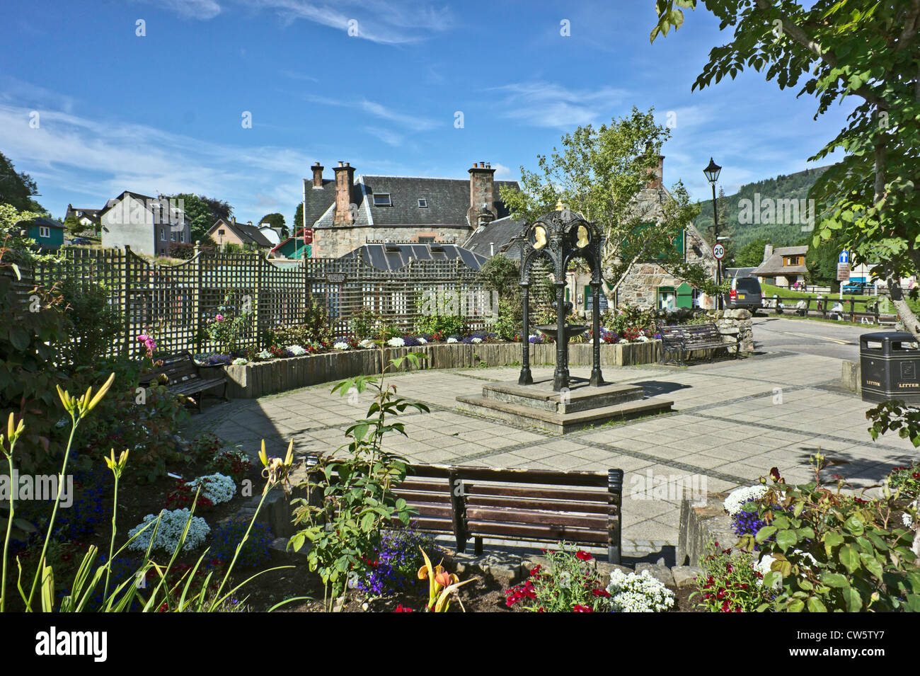 Jubilé de la reine Victoria Memorial Fountain à Fort Augustus Highland Ecosse Banque D'Images