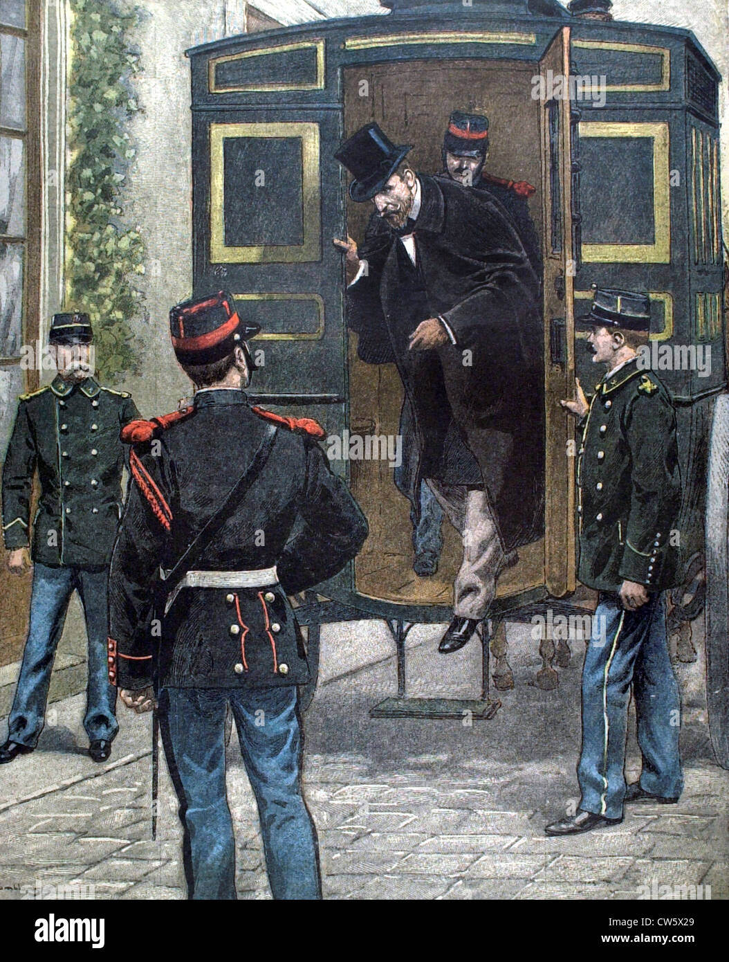 Paul Déroulède mis aux arrêts, en date du 26 novembre 1899 Banque D'Images