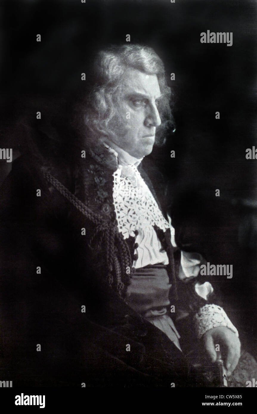 Lucien Guitry dans le rôle d'Alceste, dans Le Misanthrope de Molière '' (1922) Banque D'Images