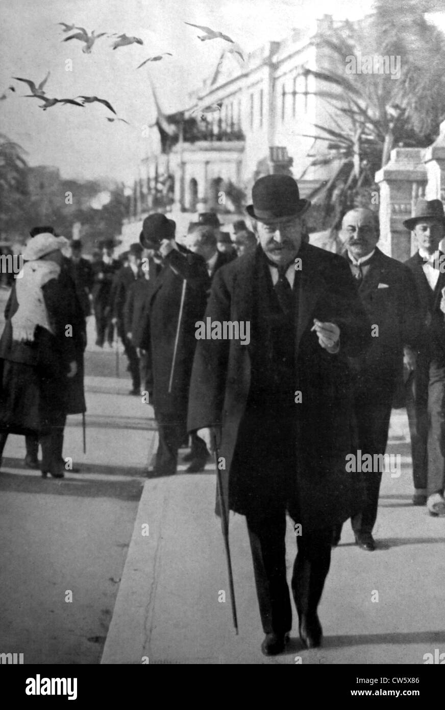 À Cannes, une réunion du Conseil suprême (1922) Banque D'Images