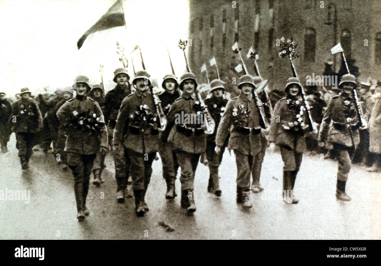 L'Allemagne. Spartakist Uprising (1919) Banque D'Images
