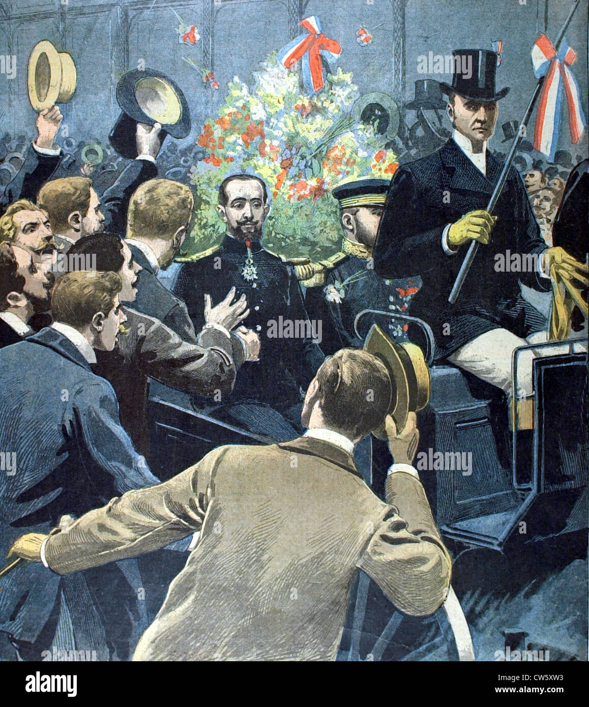 L'arrivée du commandant Marchand à Paris, 1899. Banque D'Images