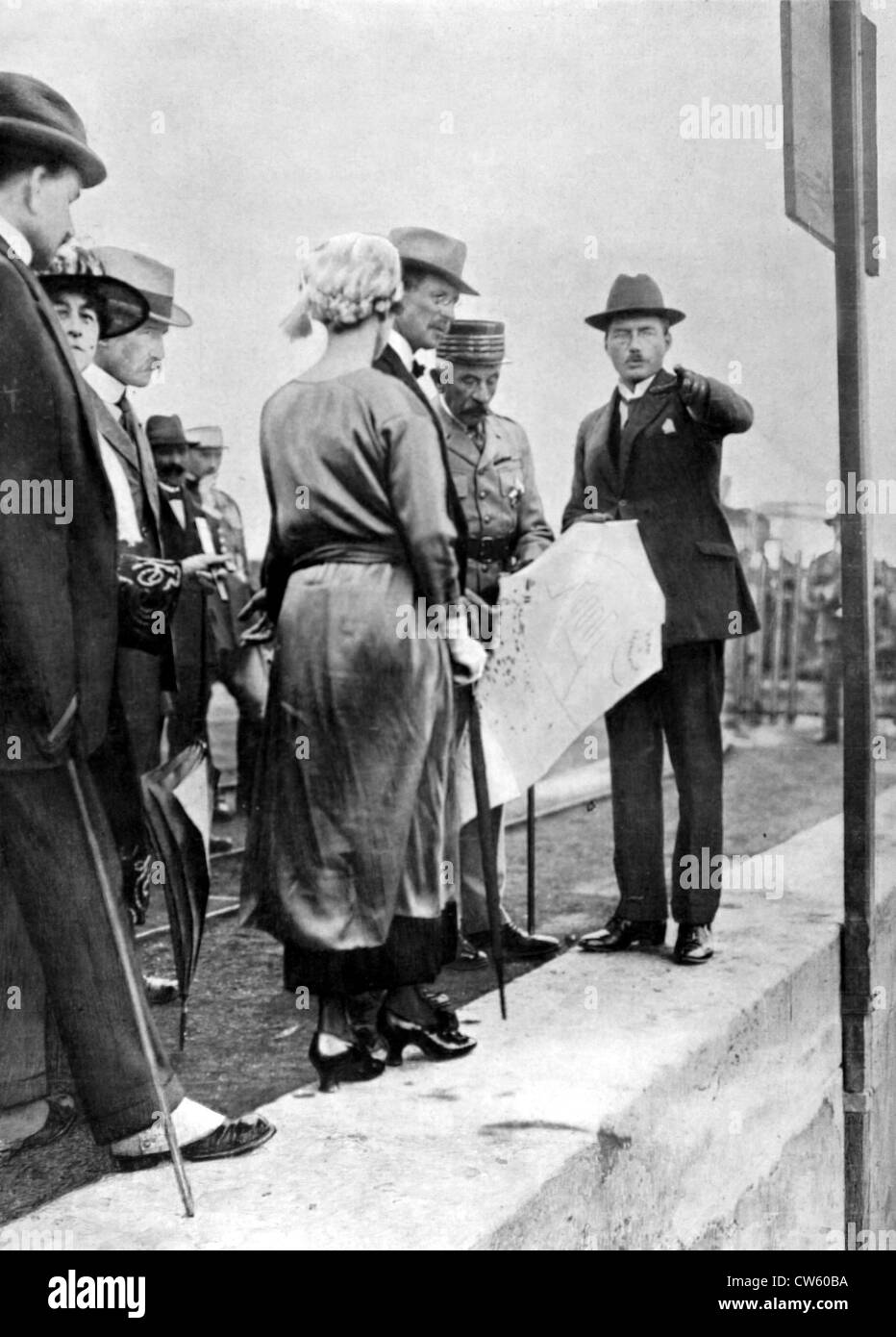 Les Souverains belges en visite au Maroc (1921) Banque D'Images