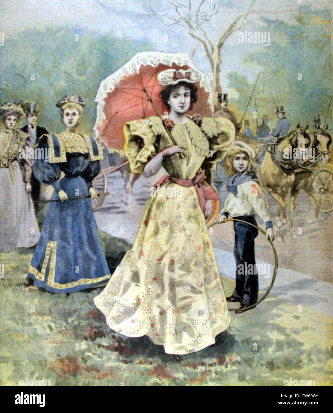 Women's and Children's fashion (1894) Banque D'Images