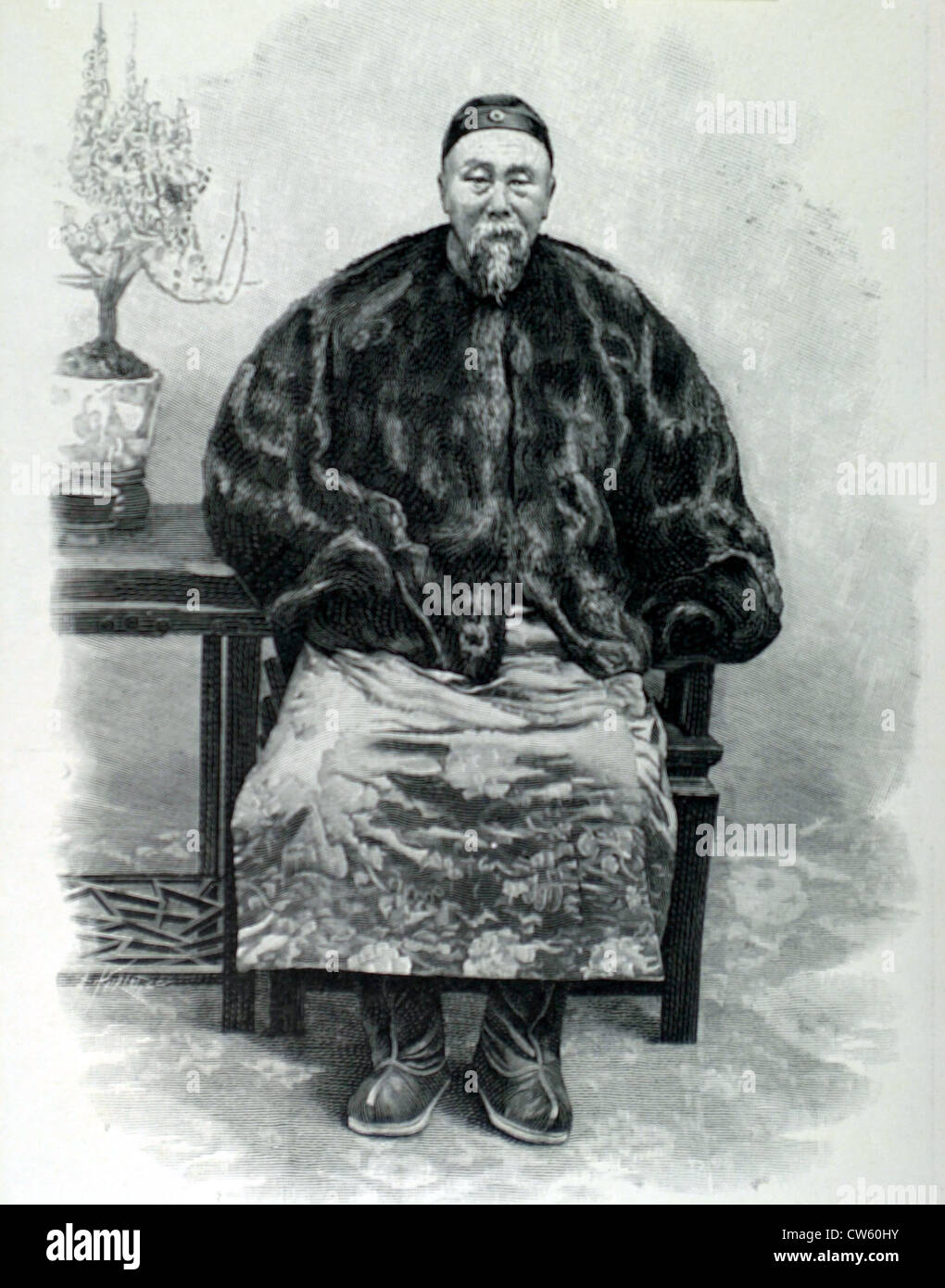 Portrait de Li-Hung-Chang, homme d'État chinois (1901) Banque D'Images