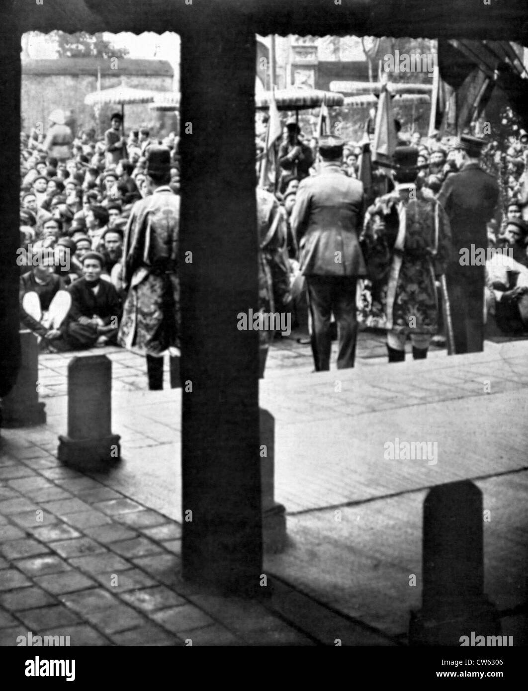 Indochine - 1931 Fin de l'agitation communiste dans le Nord de l'Annam Banque D'Images