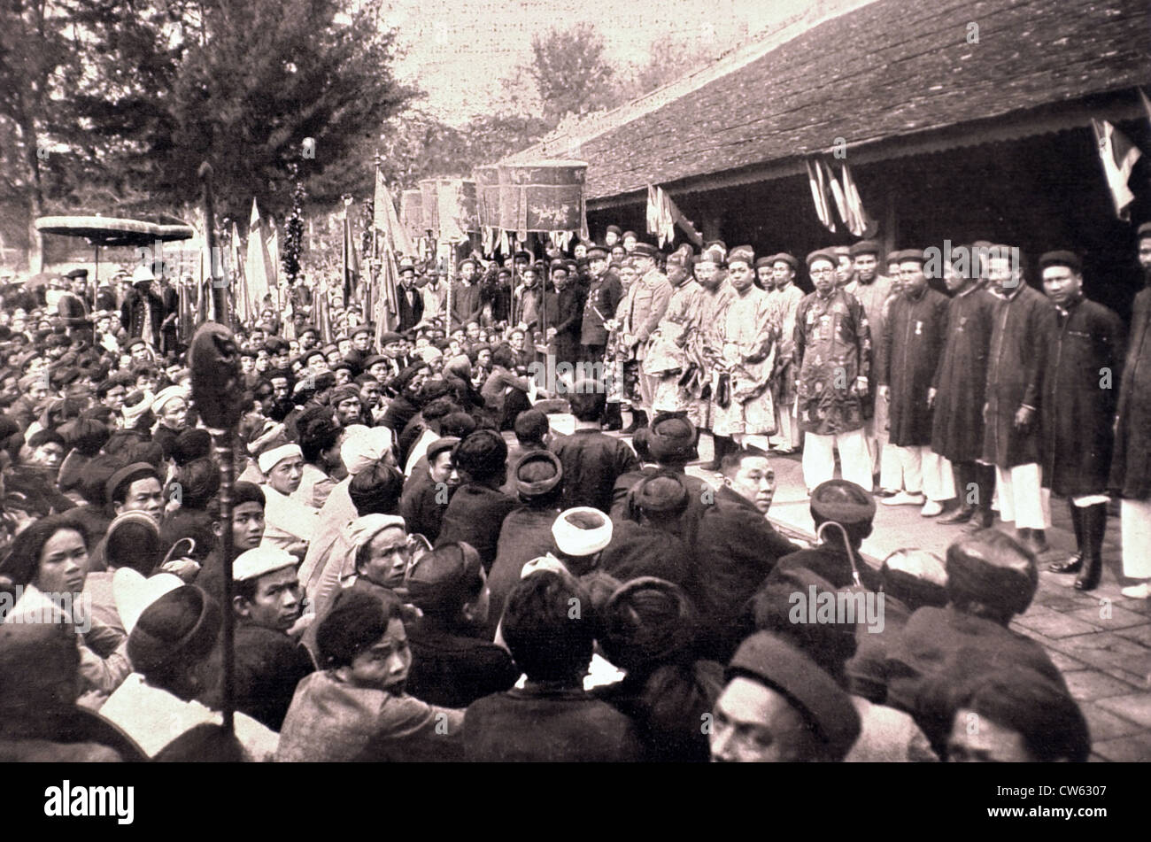 Indochine - 1931 Fin de l'agitation communiste dans le Nord de l'Annam Banque D'Images
