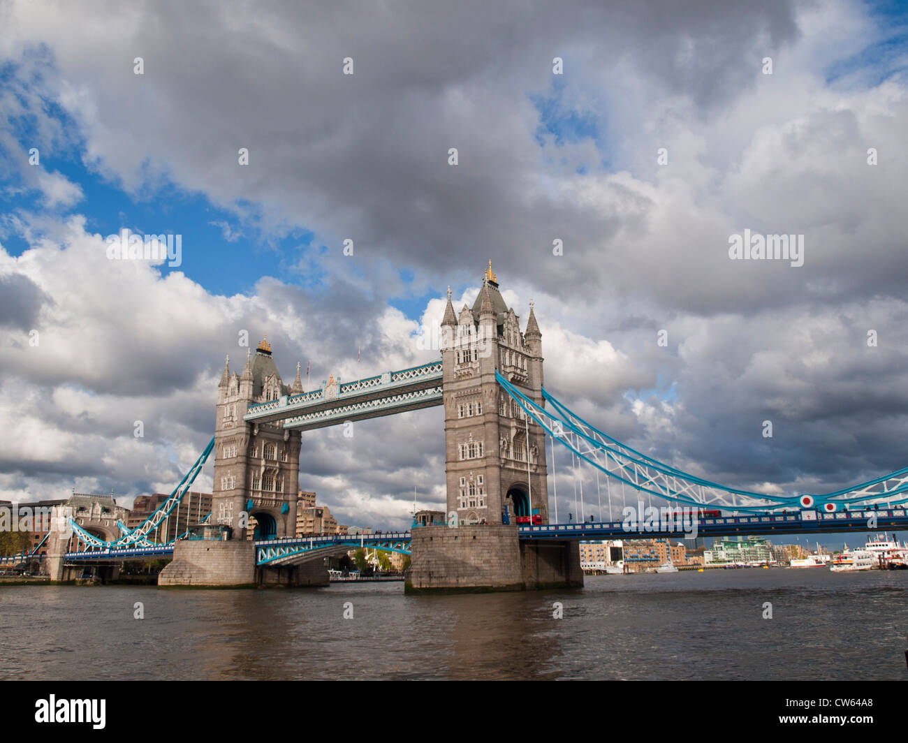 London Tower Bridge sur la rivière Thames Banque D'Images