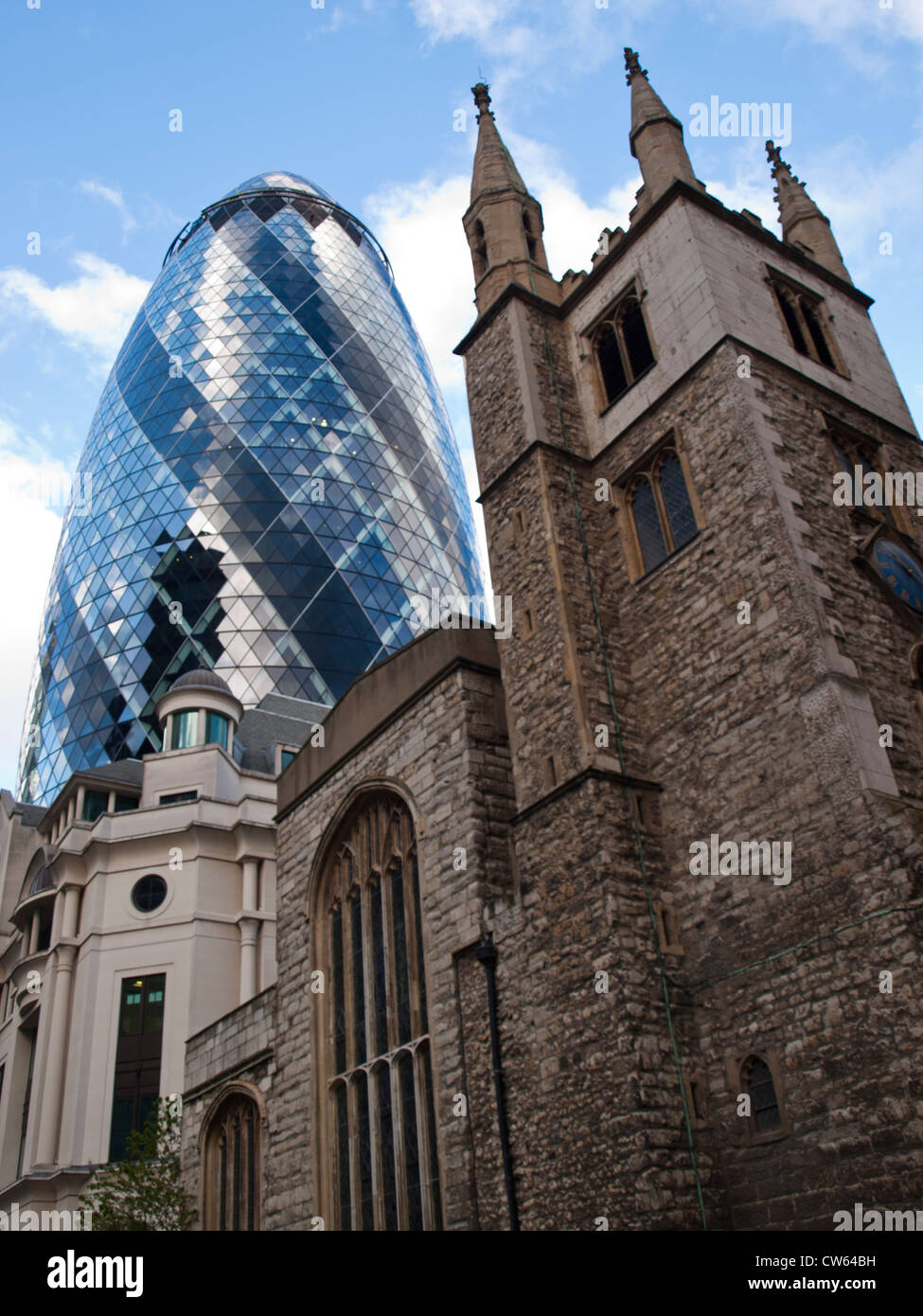 30 St Mary Axe sur Banque D'Images