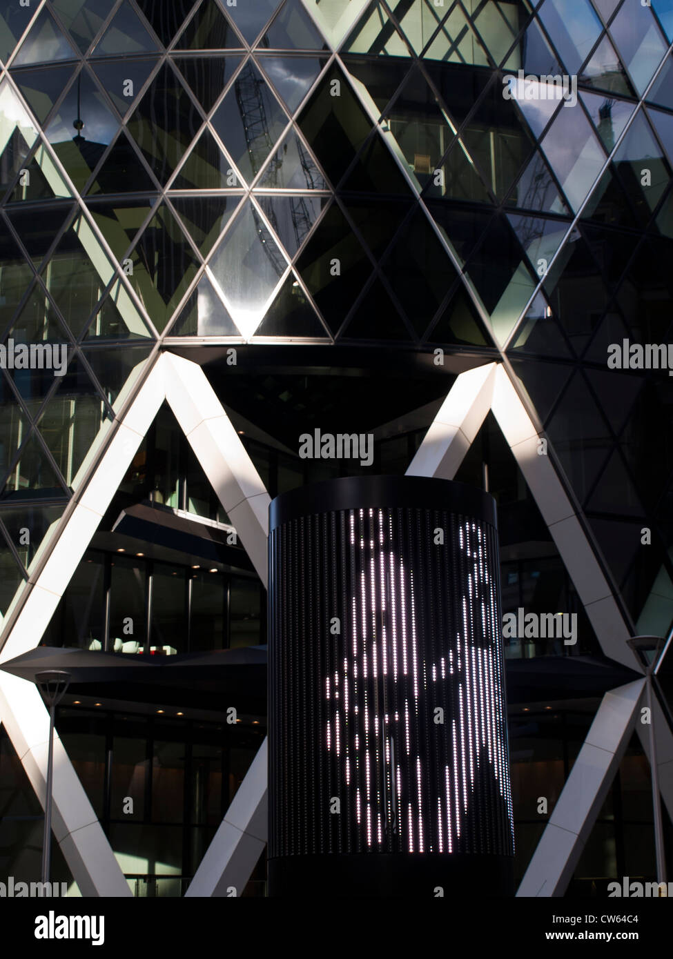 30 St Mary Axe sur Banque D'Images