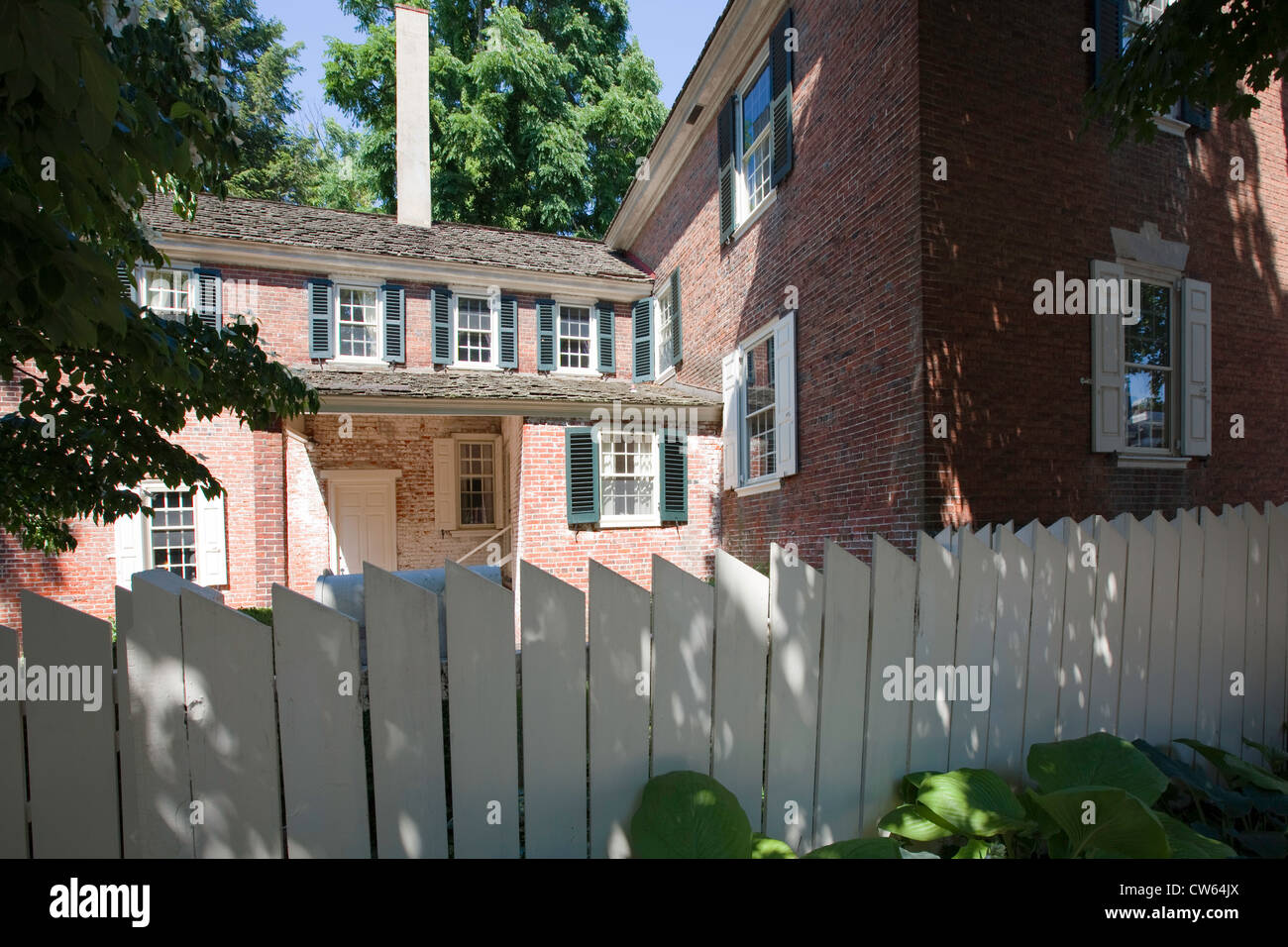Maison historique, New Castle, Delaware Banque D'Images