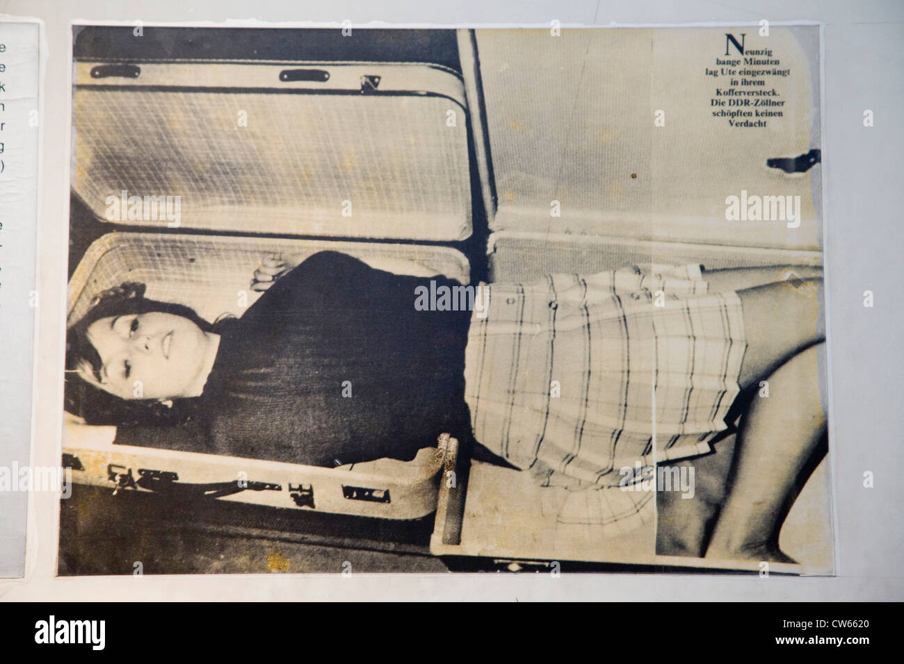 L'Europe, l'Allemagne, Brandebourg, Berlin, le Checkpoint Charlie, Musée du Mur de Berlin Banque D'Images