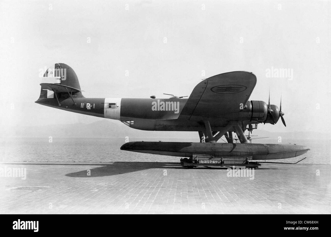 L'allemand Blohm & Voss bv.138 et Dornier Do.24 Val hydroglisseurs Banque D'Images