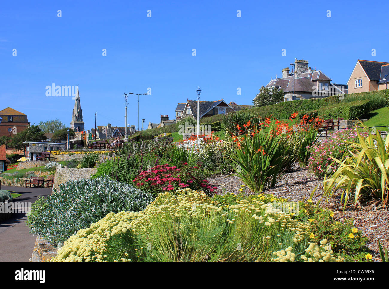 Angleterre Weymouth Dorset Greenhill Gardens Jeanetta Baker Banque D'Images