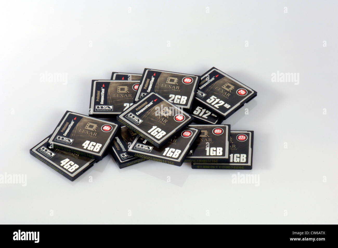 Les cartes CompactFlash Banque D'Images