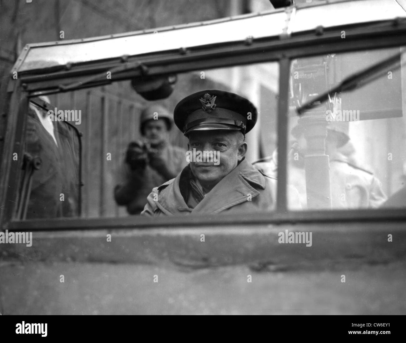 Le général Dwight D. Eisenhower, le 16 novembre 1944 Banque D'Images