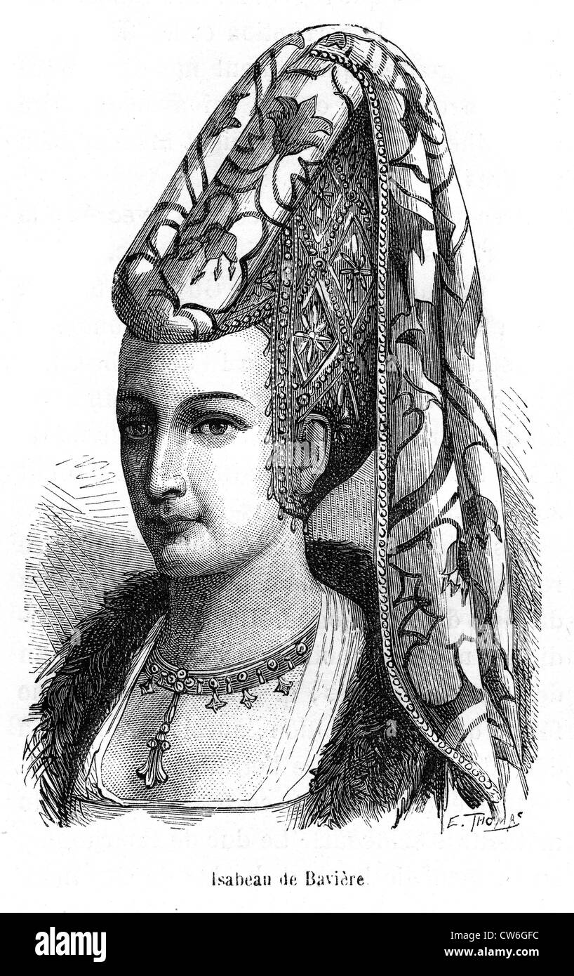 Isabeau de Baviere Banque D'Images