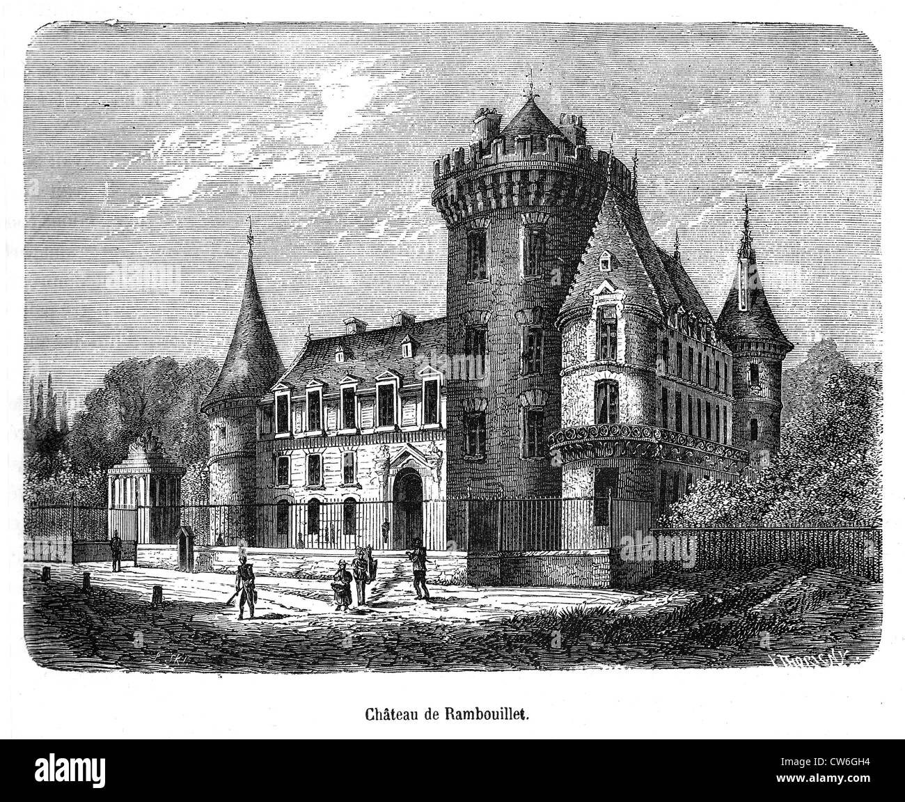 Château de Rambouillet Banque D'Images