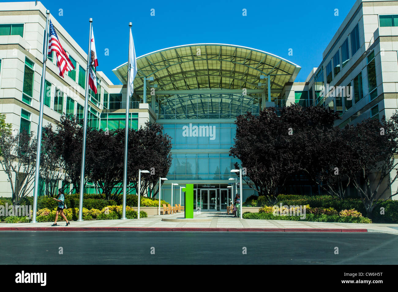 Au siège d'Apple One Infinite Loop à Cupertino en Californie Banque D'Images