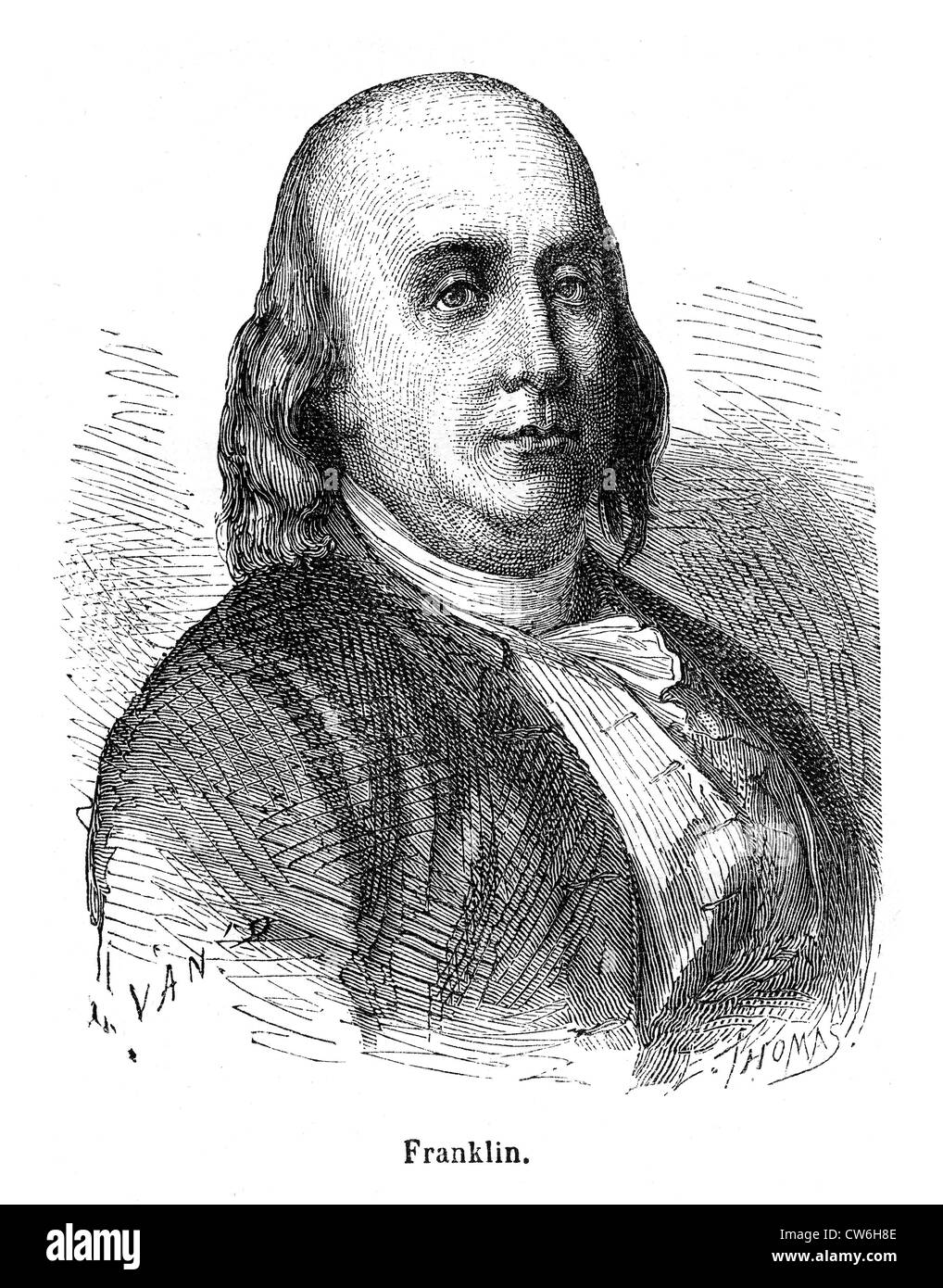 Benjamin Franklin Banque D'Images