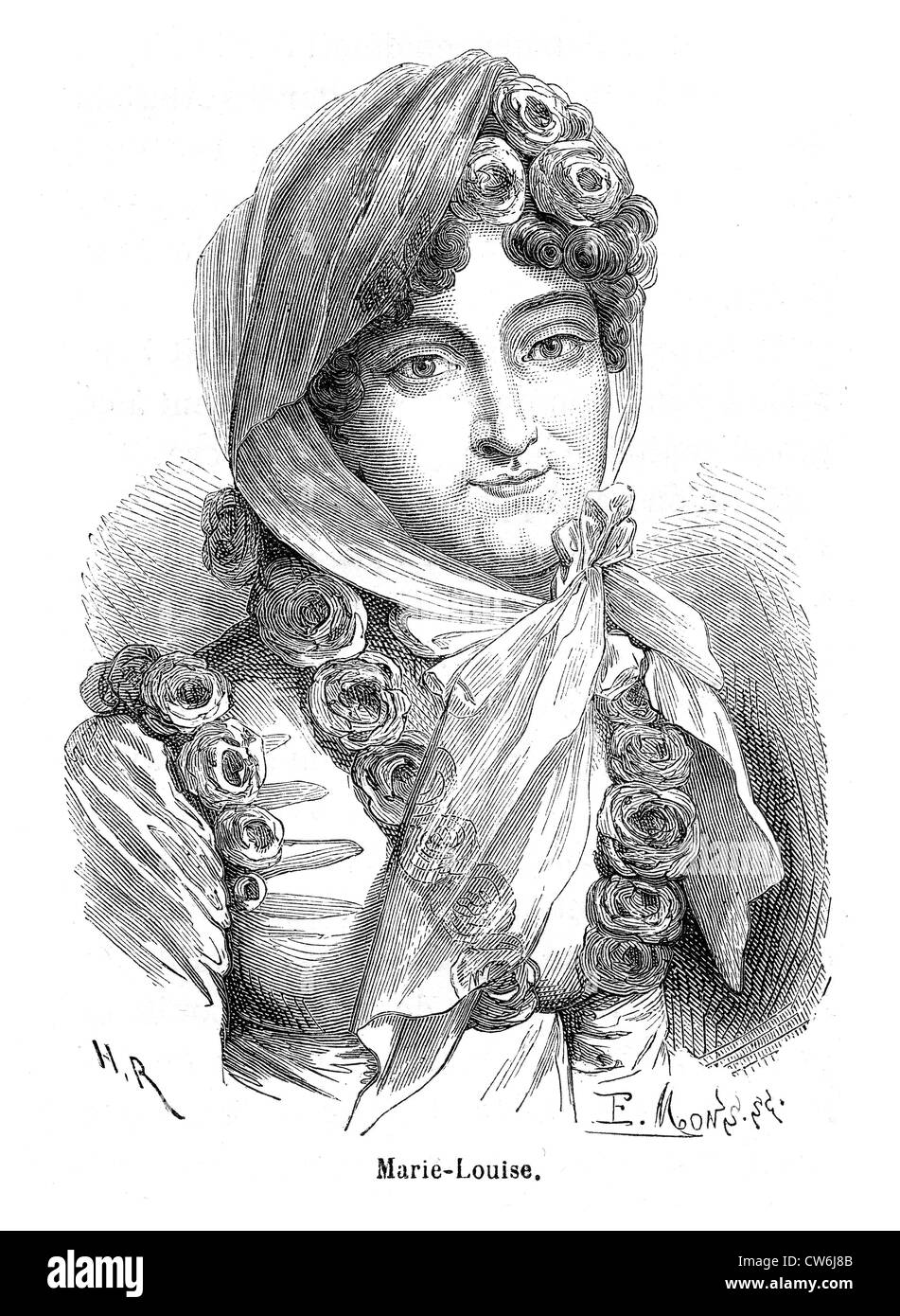 Marie Louise d'Autriche Banque D'Images