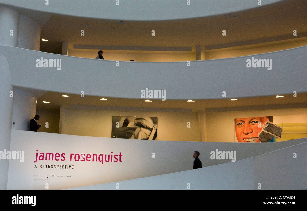 Le Musée Solomon R. Guggenheim Museum Banque D'Images