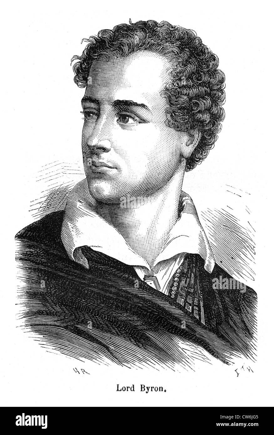 Lord Byron Banque D'Images
