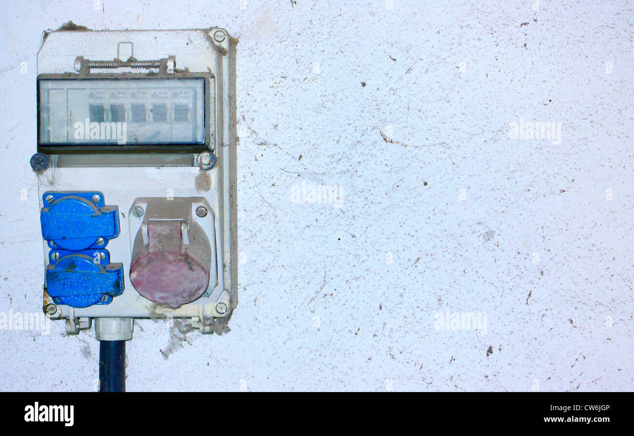 Boîte à fusibles, Allemagne Banque D'Images