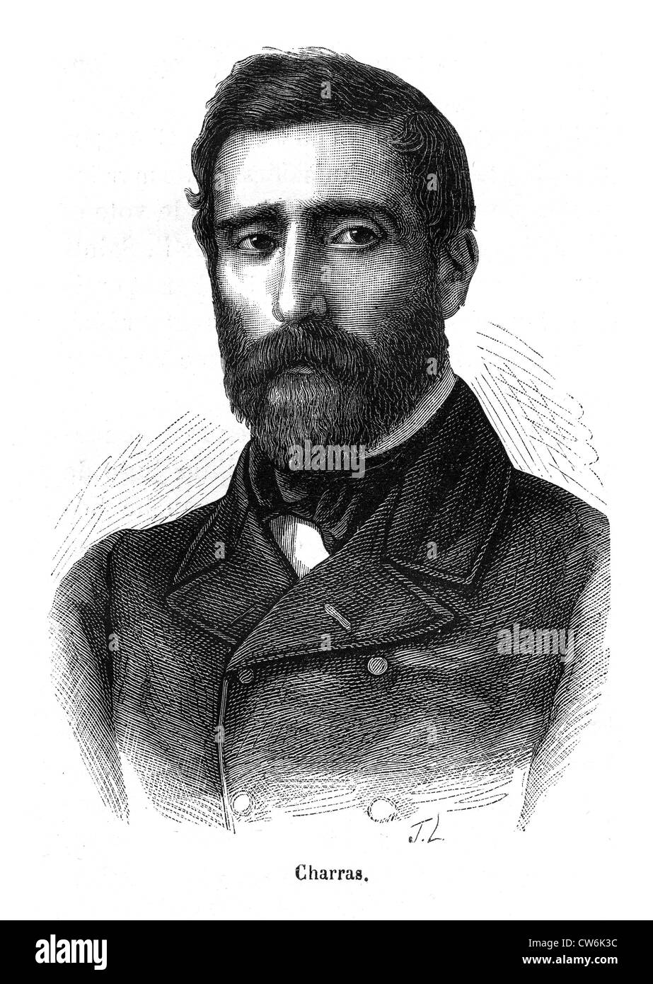 Jean Baptiste Adolphe Charras Banque D'Images Jean Baptiste Adolphe Charras Banque D'Images
