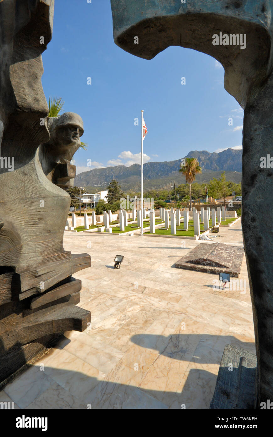 La paix et la liberté Museum Le nord de Chypre Banque D'Images