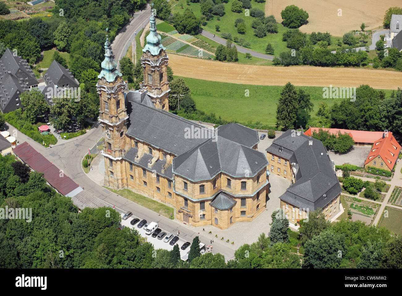 Basilique Vierzehnheiligen, Allemagne, Bavière, Haute-Franconie, Oberfranken Banque D'Images