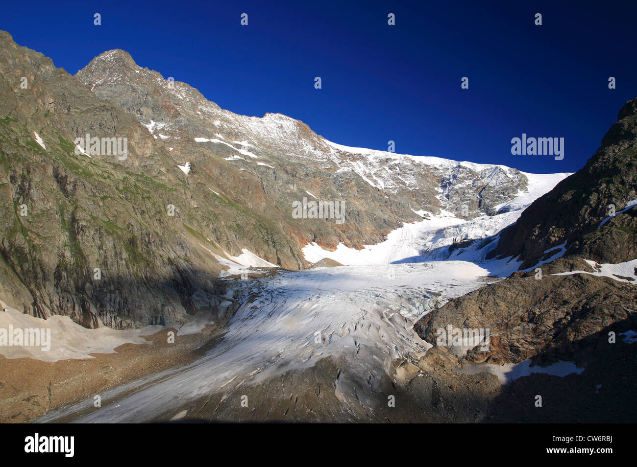 Susten Pass, Stein Glacier, Suisse, Oberland Bernois, Steingletscher Banque D'Images