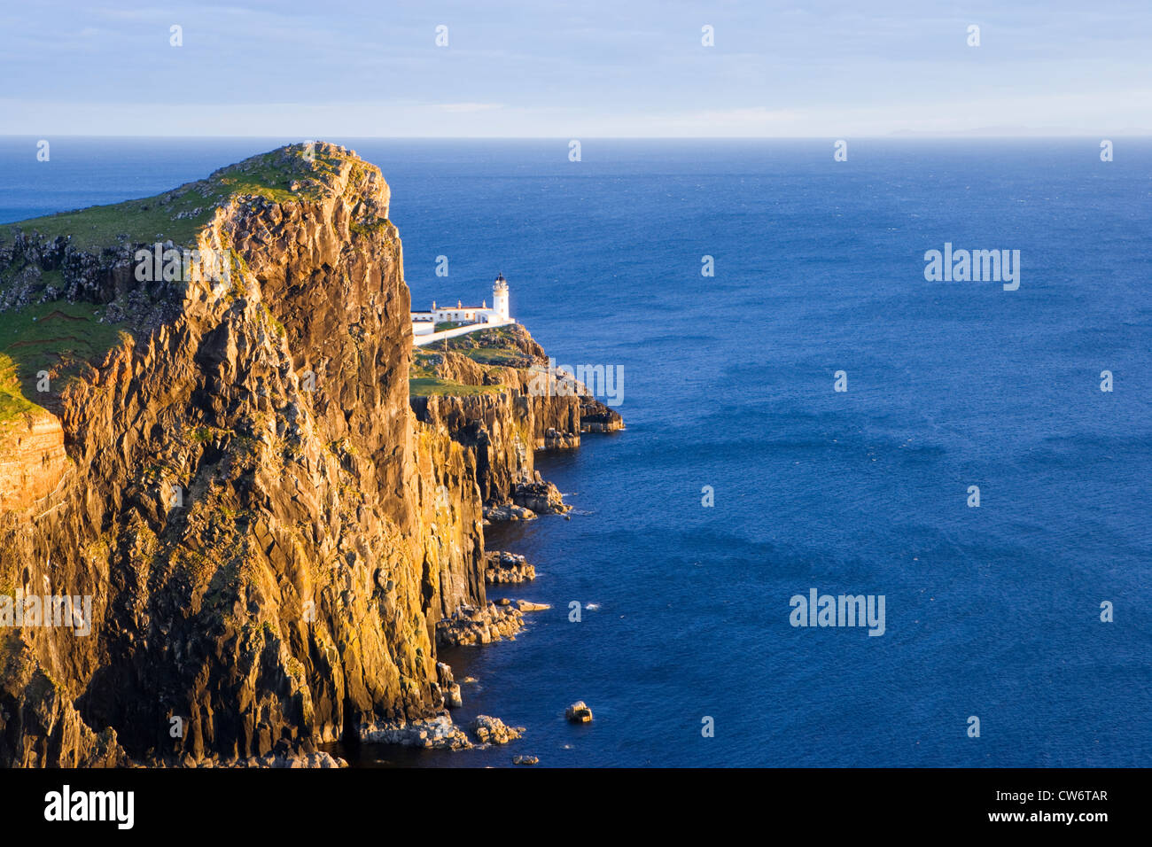 Neist Point Lighthouse, île de Skye, Highland, Scotland, UK. Banque D'Images