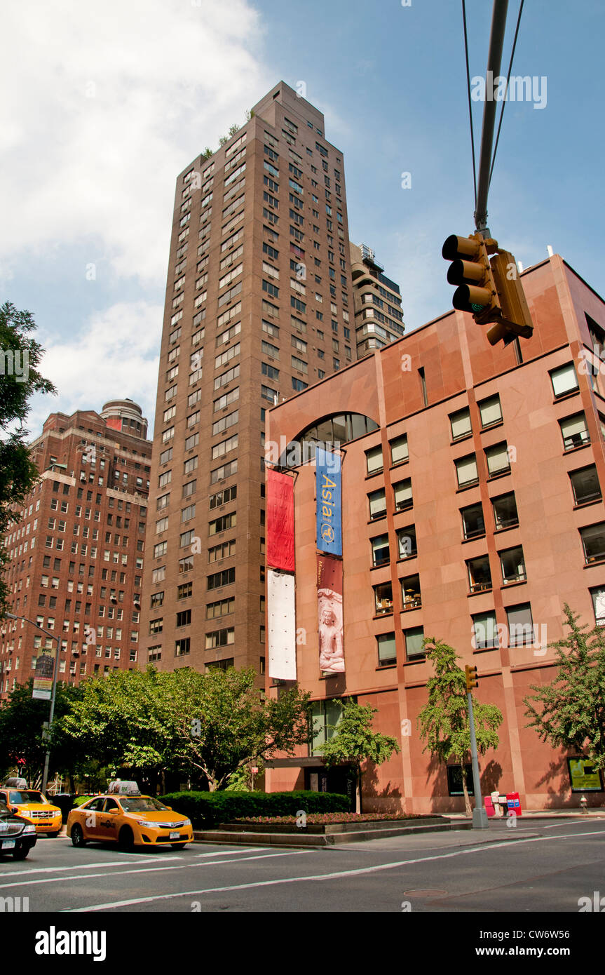 Park Avenue Asia Society Upper East Side New York City Manhattan American, États-Unis d'Amérique, États-Unis Banque D'Images