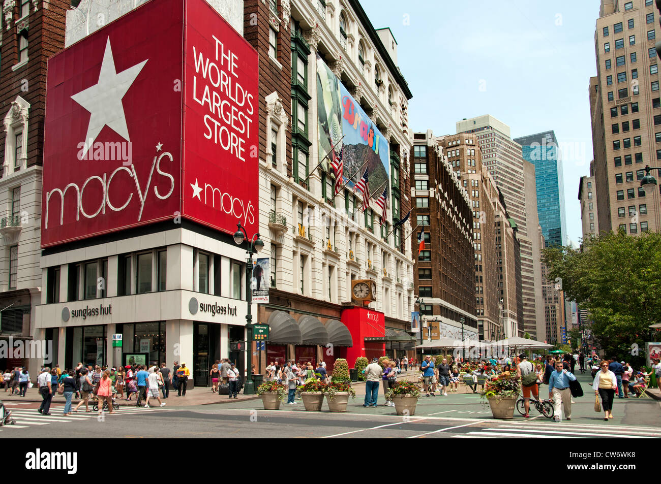 Macy's Herald Square est le grand magasin phare, New York City Manhattan Banque D'Images